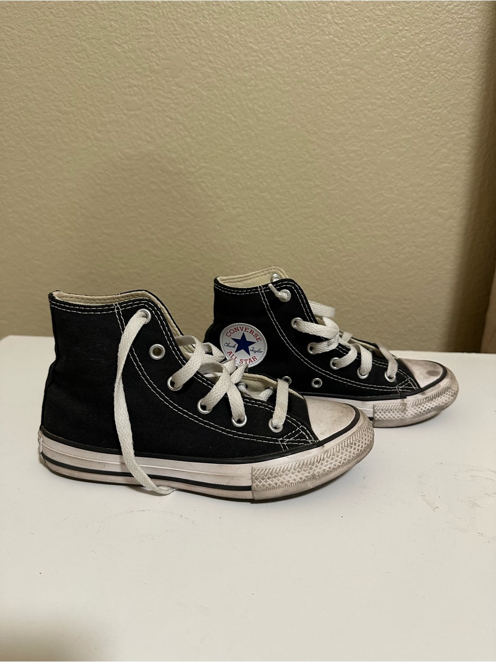Converse Kids Black & White High-Top Sneakers